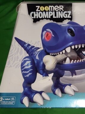 Zoomer Chomplingz Z-Rex Interactive *Tiger Trail* Chomping Bone Dinosaur NEW